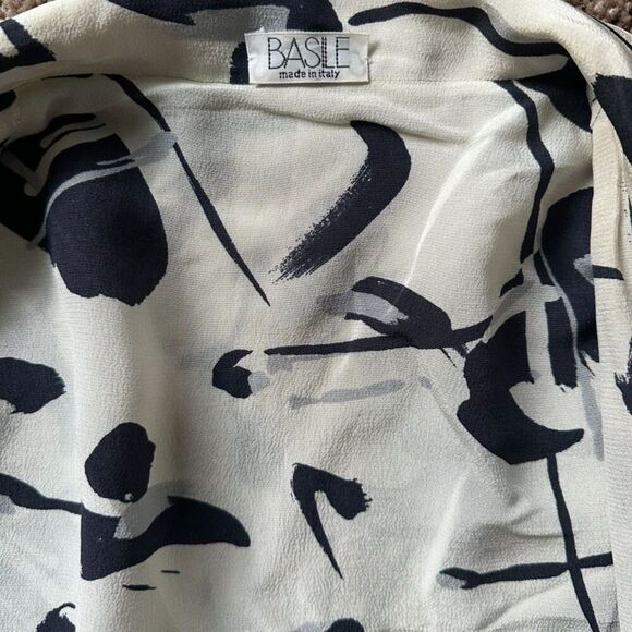 Basile Made In Italy Women's Cut 100% Silk Open Front Kimono Style Cardigan O/S - Picture 6 of 8